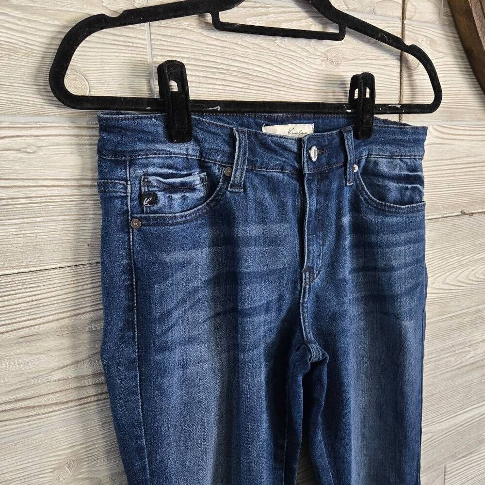 Kancan Frayed Hem Zipper Jeans Womens SZ 9/28 - Picture 4 of 7